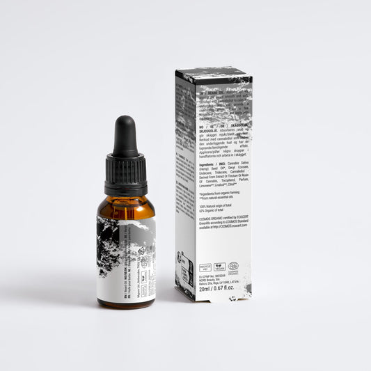 Medna Softening Beard Oil With Cannabidiol and Hemp Seed Oil