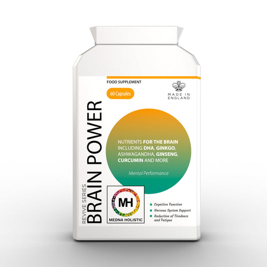 BRAIN POWER - Daily Nutritional Support for Cognitive Function, Energy, Immunity & Wellbeing