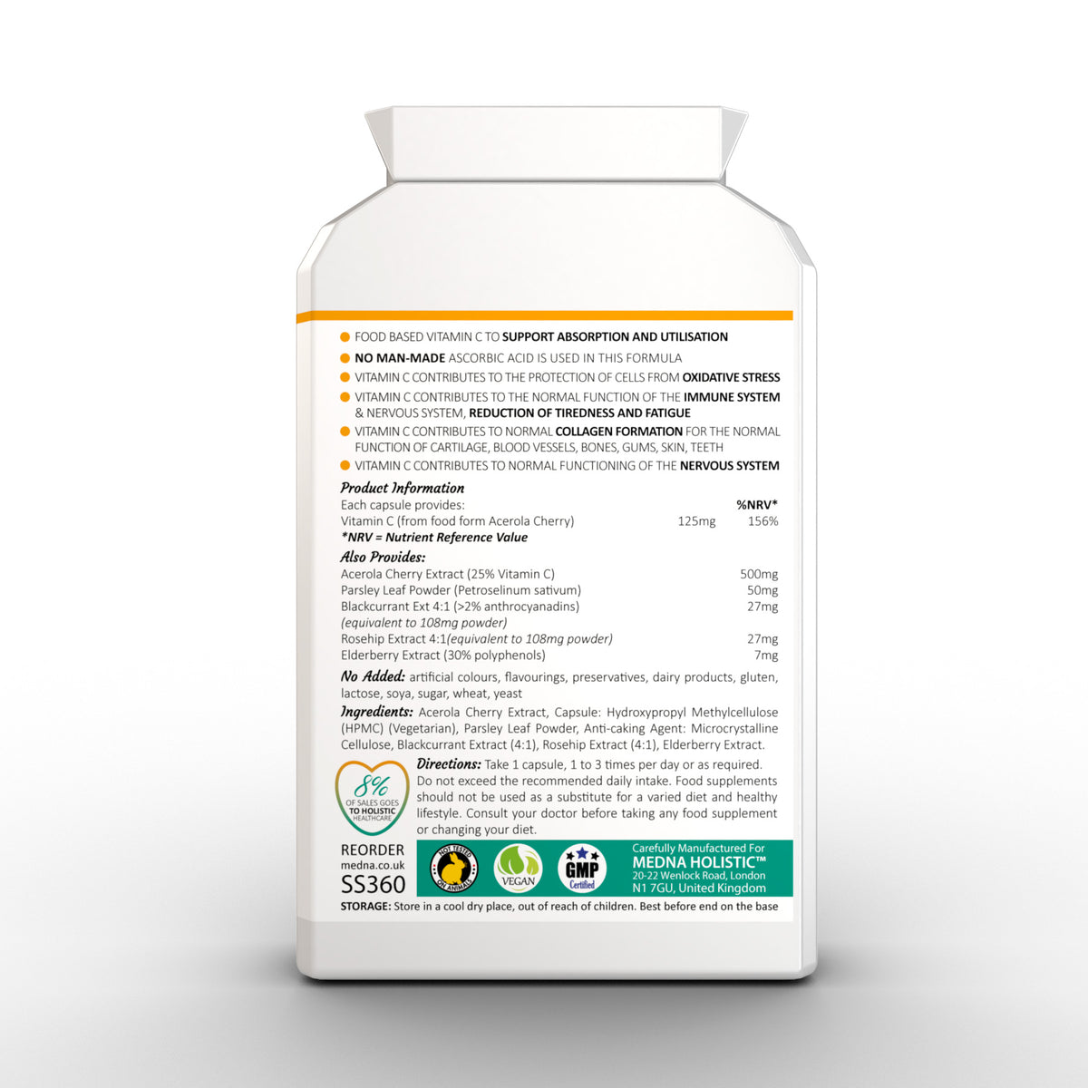 NATURAC PLUS - Ein sanftes Vitamin C Nahrungsergänzungsmittel
