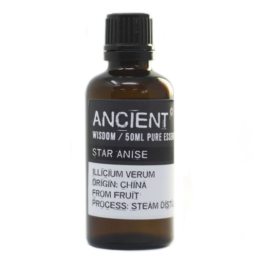 Aniseed China Star (Star Anise) Essential Oil 50 ml Professional Essential Oil for Massage, Soap & Aromatherapy