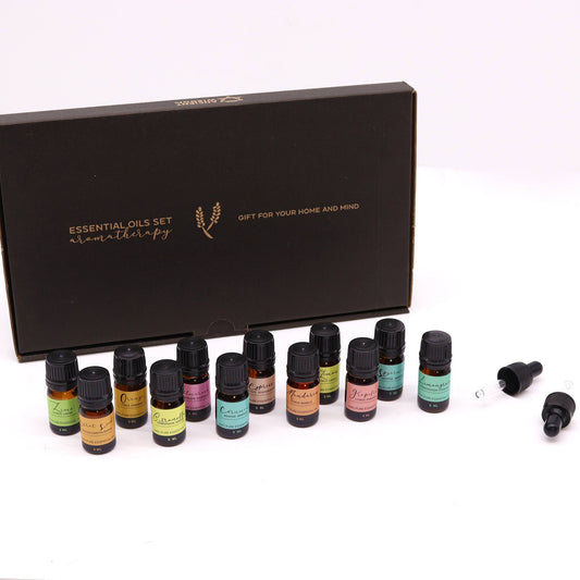 Aromatherapy Essential Oil Gift Set 12 x 5ml - Summer Edition