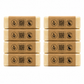 Just Lard by Medna Hygiene, 8-Bar Pack of 100% Lard Handmade Soap