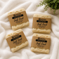 Just Lard by Medna Hygiene, 4-Bar Pack of 100% Lard Handmade Soap