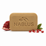 Organic Pomegranate Soap by Nablus, Box of 12 - Antioxidant Soap for All Skin Types