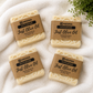 Just Olive Oil by Medna Hygiene, 4-Bar Pack of 100% Olive Oil Handmade Soap