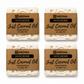 Just Coconut Oil by Medna Hygiene, 4-Bar Pack of  100% Coconut Oil Handmade Soap