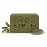 Organic Sage & Olive Soap by Nablus, Box of 12 - Suitable for All Skin Types