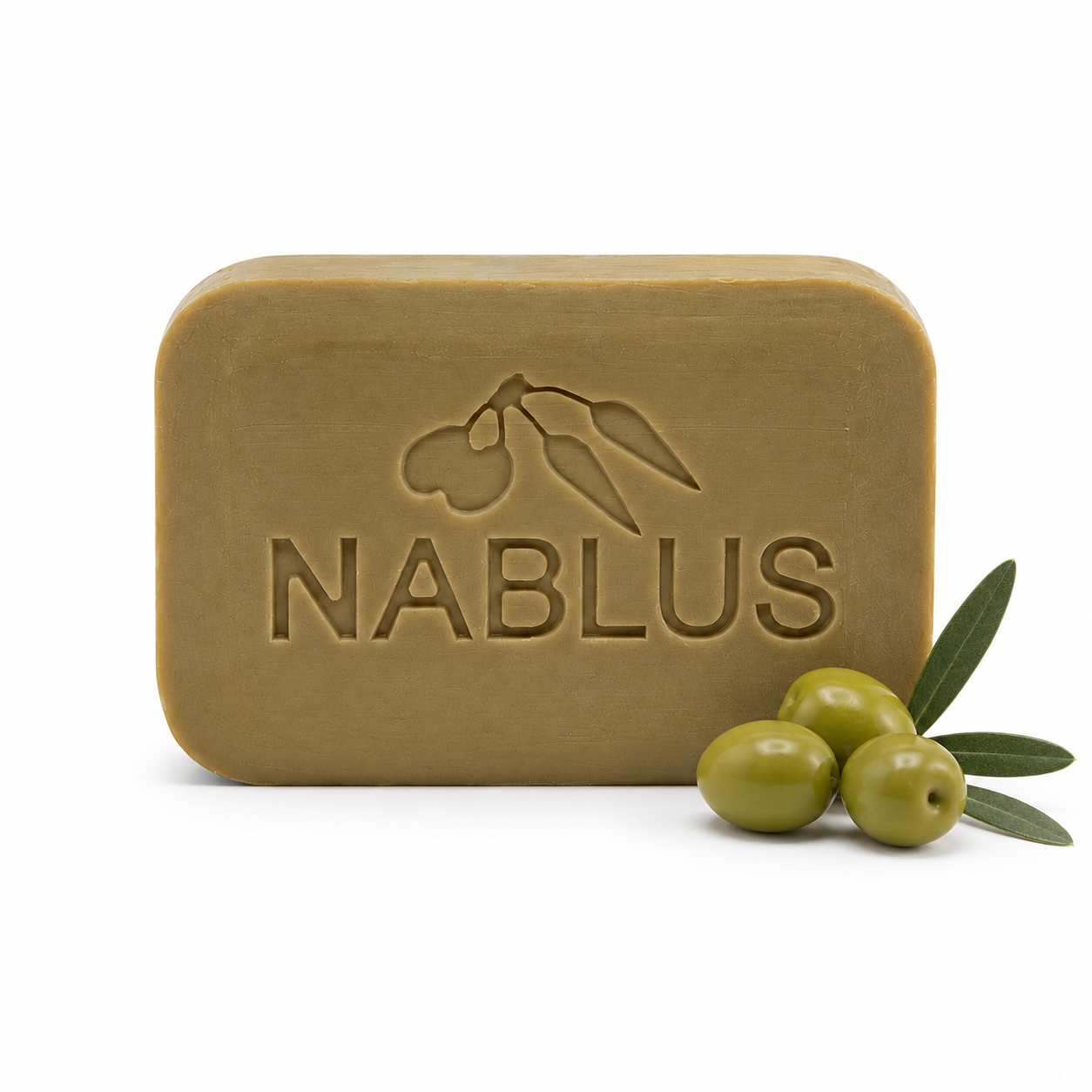 Organic Olive Soap by Nablus, Box of 12 - For Nourishing All Types of Skin