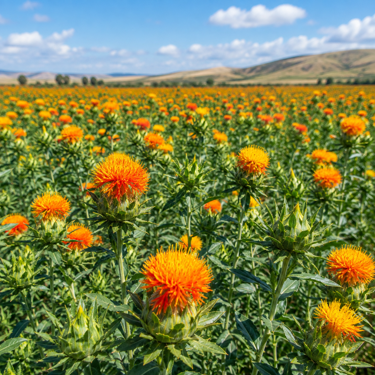 Safflower Petals 1kg - Vibrant Botanicals from Iran