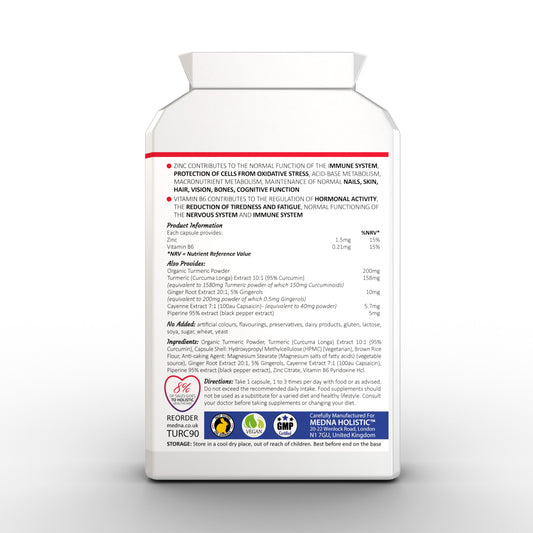 TURMERIC PLUS - Herbal combination & immune system support