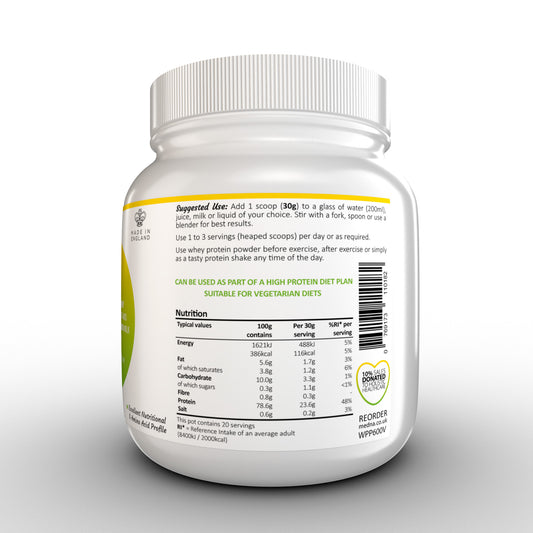 WHEY PROTEIN VANILLA - Whey Protein Concentrate & Whey Protein Isolate