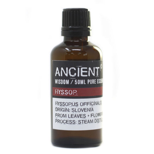 Hyssop 50 ml Professional Essential Oil for Massage, Soap & Aromatherapy