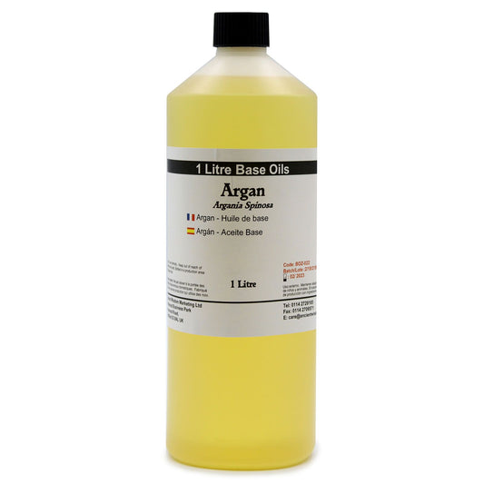 Argan Oil 1 litre | 100% Pure Natural Oil for Skincare, Haircare & Soap Making