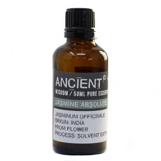 Jasmine Absolute 50 ml | 100 % Pure Natural Essential Oil for Perfume, Skincare & Aromatherapy