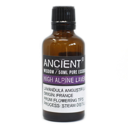 High Alpine Lavender 50 ml Professional Essential Oil for Massage, Soap & Aromatherapy