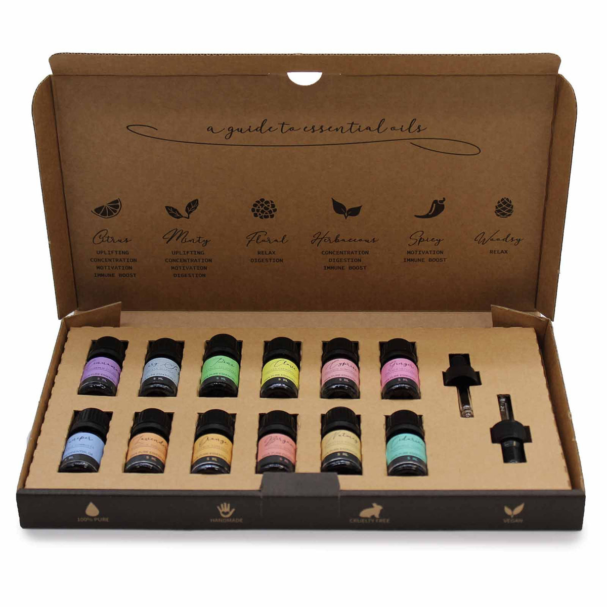Aromatherapy Essential Oil Gift Set 12 x 5ml - Autumn Edition