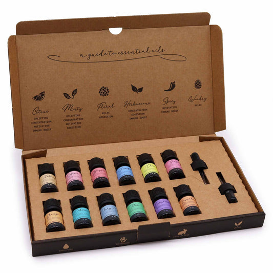 Aromatherapy Essential Oil Gift Set 12 x 5ml - Autumn Edition