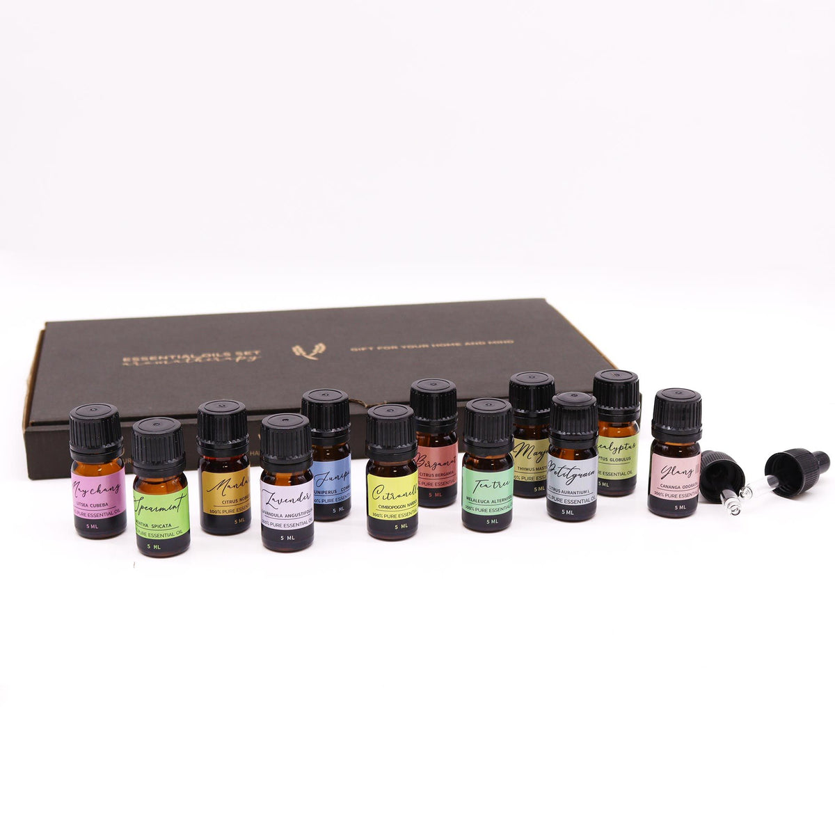 Aromatherapy Essential Oil Gift Set 12 x 5ml - Spring Edition
