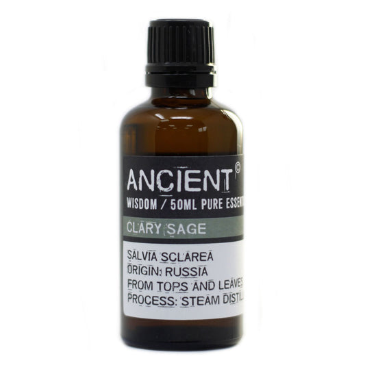 Clary Sage 50 ml Professional Essential Oil for Massage, Soap & Aromatherapy