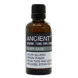 Clary Sage 50 ml Professional Essential Oil for Massage, Soap & Aromatherapy