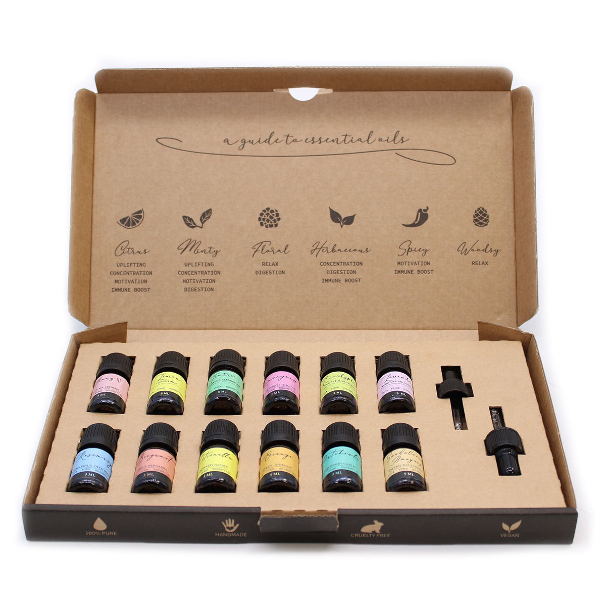 Top 12 Aromatherapy Essential Oil Gift Set 12 x 5ml