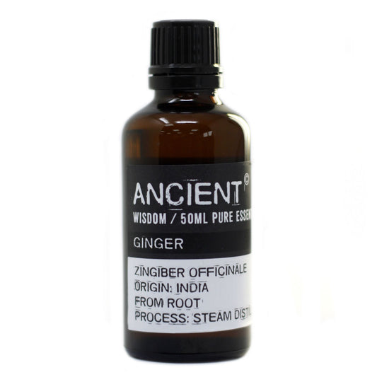 Ginger Essential Oil 50 ml Professional Essential Oil for Massage, Soap & Aromatherapy