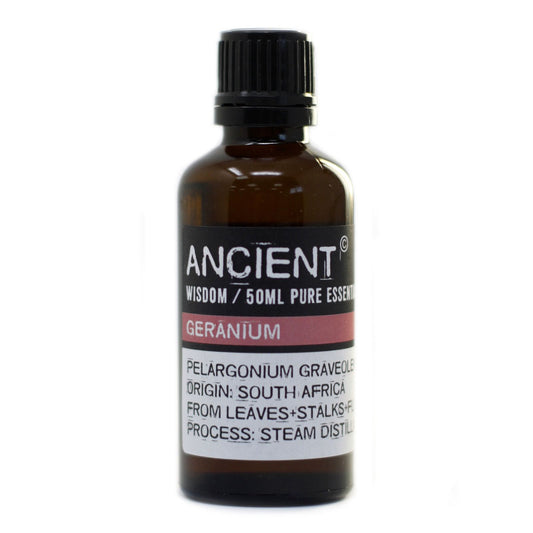 Geranium Essential Oil 50 ml Professional Essential Oil for Massage, Soap & Aromatherapy