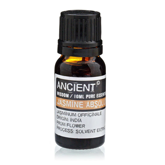 Jasmine Absolute 10 ml | 100 % Pure Natural Essential Oil for Perfume, Skincare & Aromatherapy