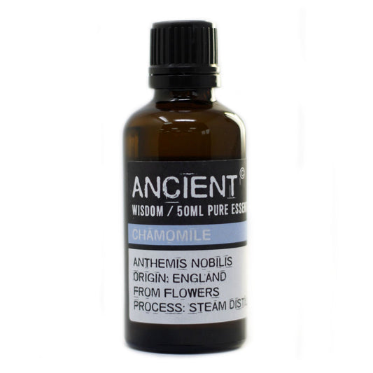 Roman Chamomile Essential Oil 50 ml | Pure Natural Anthemis Nobilis Flower Oil for Skincare, Perfume & Aromatherapy