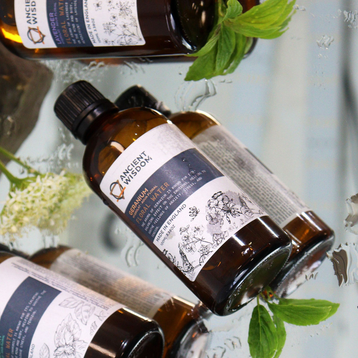 Geranium Hydrolat 100 ml | Floral Water for Skincare & Cosmetics