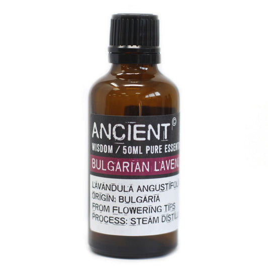 Bulgarian Lavender Essential Oil 50 ml Professional Essential Oil for Massage, Soap & Aromatherapy