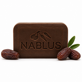 Organic Date & Olive Soap by Nablus, Box of 12 - For Nourishing All Types of Skin