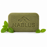 Organic Mint & Olive Soap by Nablus, Box of 12 - Cooling and refreshing
